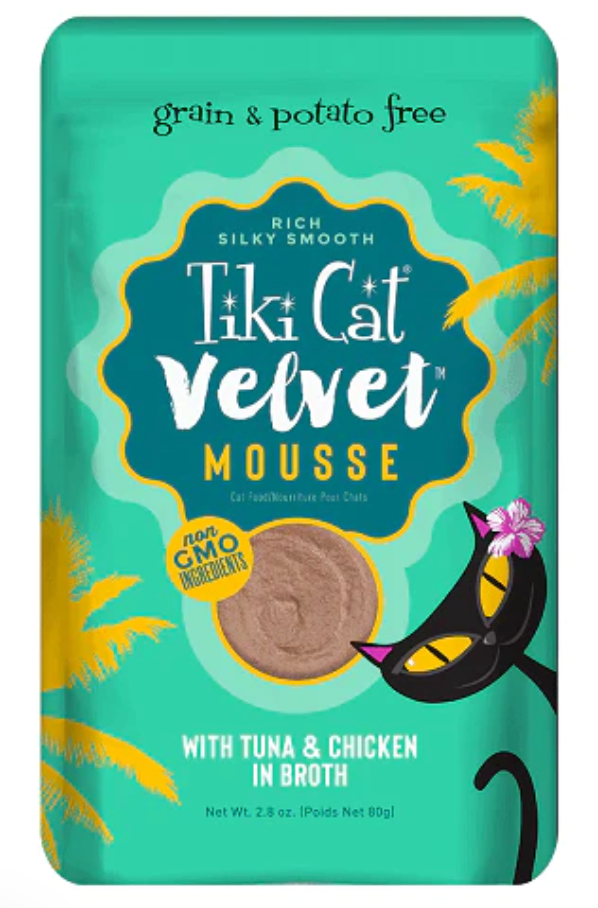 TIKI CAT VELVET TUNA/CHIC PCH 2.8OZ - Tail Blazers Etobicoke