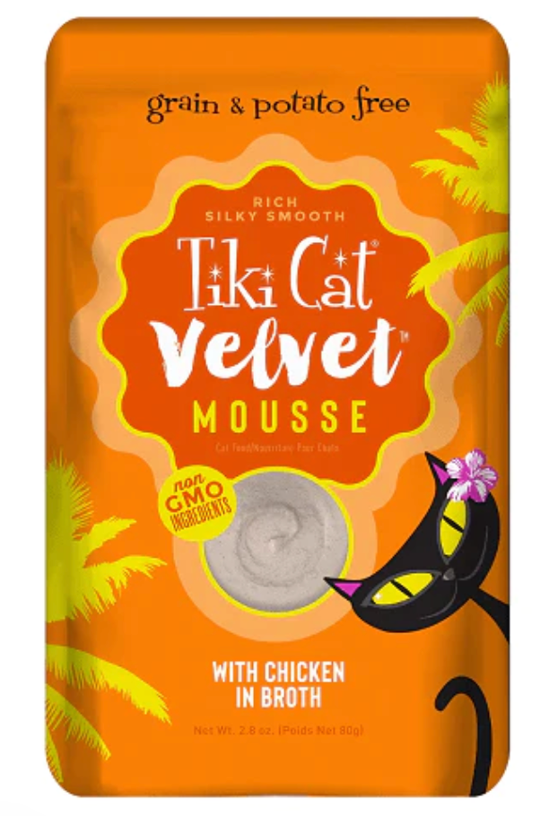 TIKI CAT VELVET CHICKEN PCH 2.8OZ - Tail Blazers Etobicoke