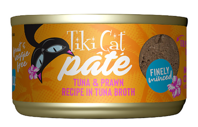 TIKI CAT PATE TUNA/PRAWN CAN 2.8OZ - Tail Blazers Etobicoke