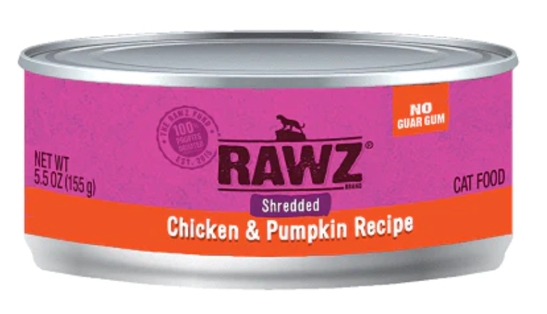 RAWZ CHICK/PUMP SHREDDED CAT CAN 156G - Tail Blazers Etobicoke