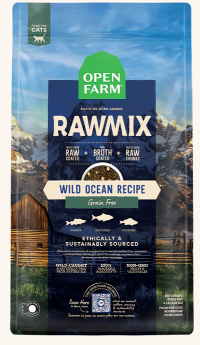 OPEN FARM RAWMIX OCEAN GF CAT 2.25LB - Tail Blazers Etobicoke