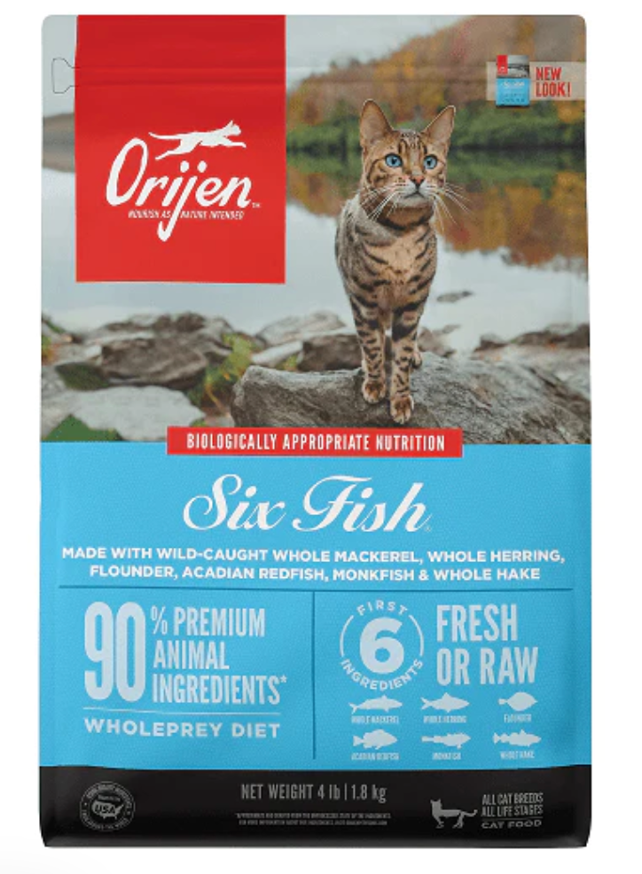 Orijen 6 Fish Formula Cat Food (1.8kg) - Tail Blazers Etobicoke