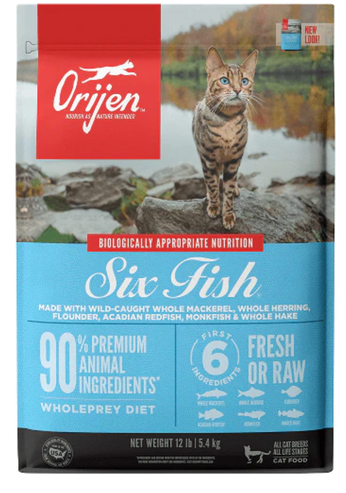 Orijen 6 Fish Formula Cat Food (5.4kg) - Tail Blazers Etobicoke