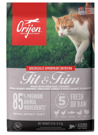 Orijen Fit & Trim Cat Food (5.4kg) - Tail Blazers Etobicoke