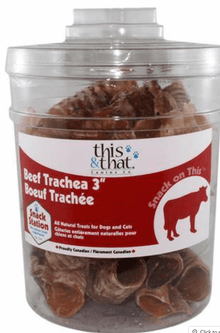 THIS & THAT BULK BEEF TRACHEA 3" - Tail Blazers Etobicoke