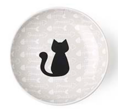 PETRAGEOUS KITTY/FISH BONE SAUCER 5" - Tail Blazers Etobicoke