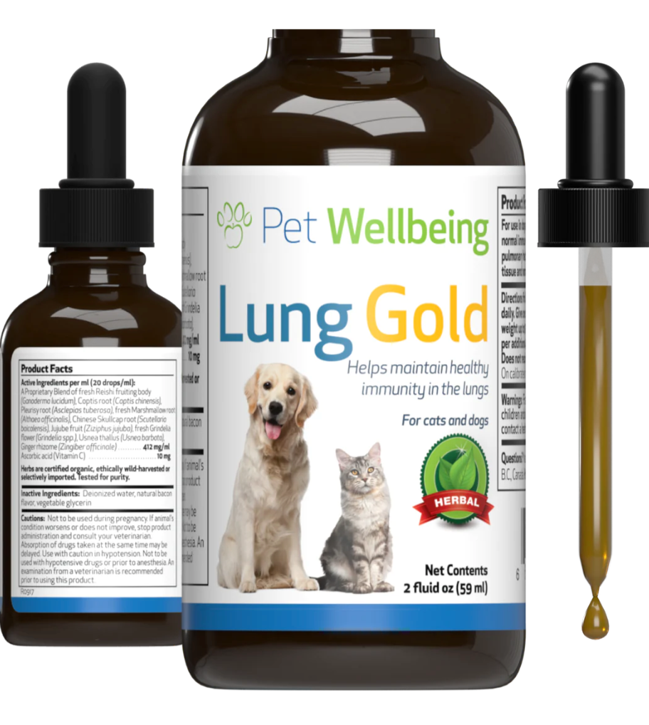 PET WELLBEING LUNG GOLD 2OZ - Tail Blazers Etobicoke