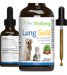 PET WELLBEING LUNG GOLD 2OZ - Tail Blazers Etobicoke