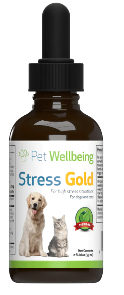 PET WELLBEING STRESS GOLD 2OZ