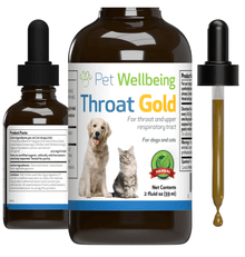 PET WELLBEING THROAT GOLD DOG 2OZ - Tail Blazers Etobicoke