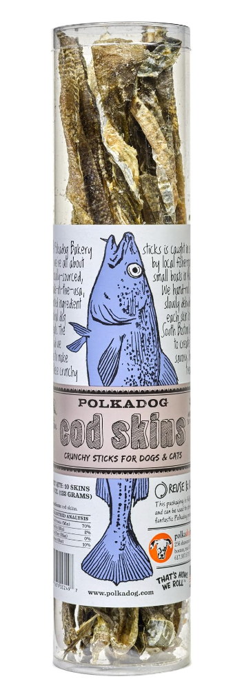 POLKADOG COD SKIN JERKY 4.7OZ - Tail Blazers Etobicoke