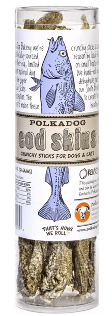 POLKADOG COD SKIN JERKY 2.5OZ - Tail Blazers Etobicoke