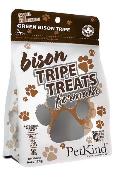 PETKIND GREEN BISON TRIPE TREAT 170G - Tail Blazers Etobicoke