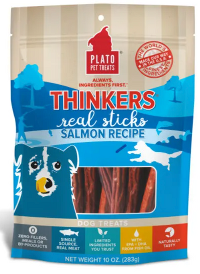 PLATO THINKERS SALMON STICK 10OZ - Tail Blazers Etobicoke