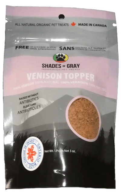 SHADES GRAY VENISON TOPPER 3OZ - Tail Blazers Etobicoke