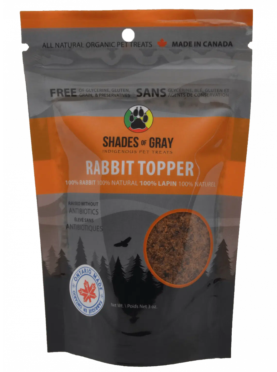 SHADES GRAY RABBIT TOPPER 3OZ - Tail Blazers Etobicoke