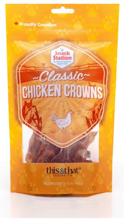 THIS &amp; THAT CHICKEN CROWN 43G - Tail Blazers Etobicoke