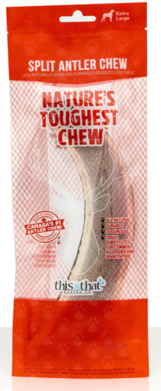 THIS & THAT ANTLER CHEW SPLIT XLG - Tail Blazers Etobicoke