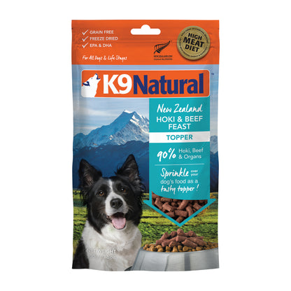 K9 Natural Freeze-Dried Hoki & Beef Topper (100g)