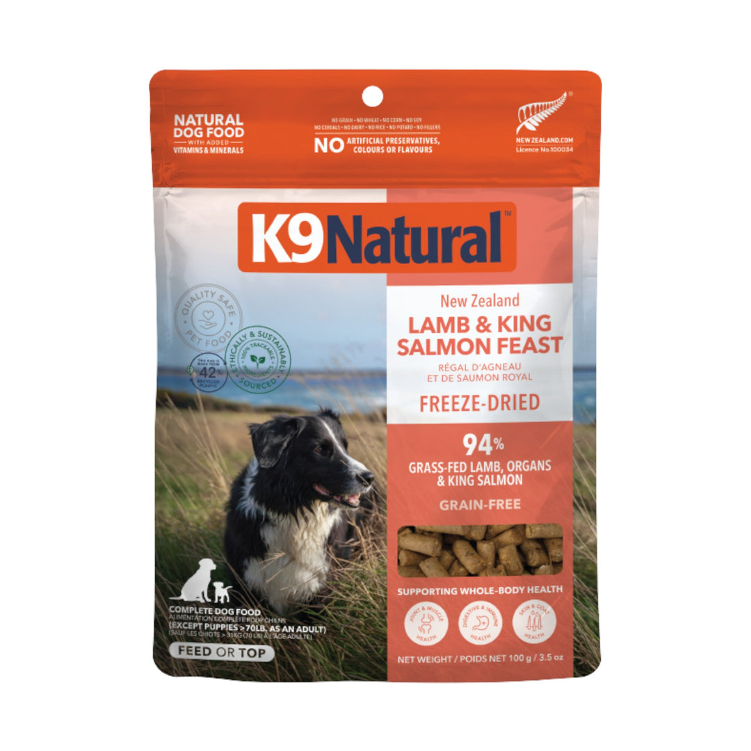 K9 Natural Freeze-Dried Lamb/Salmon Topper (100g)