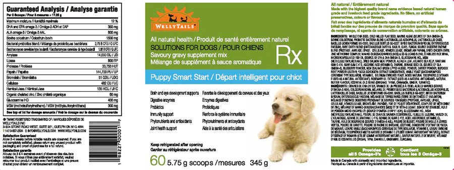 Wellytails Puppy Smart Start (345g)