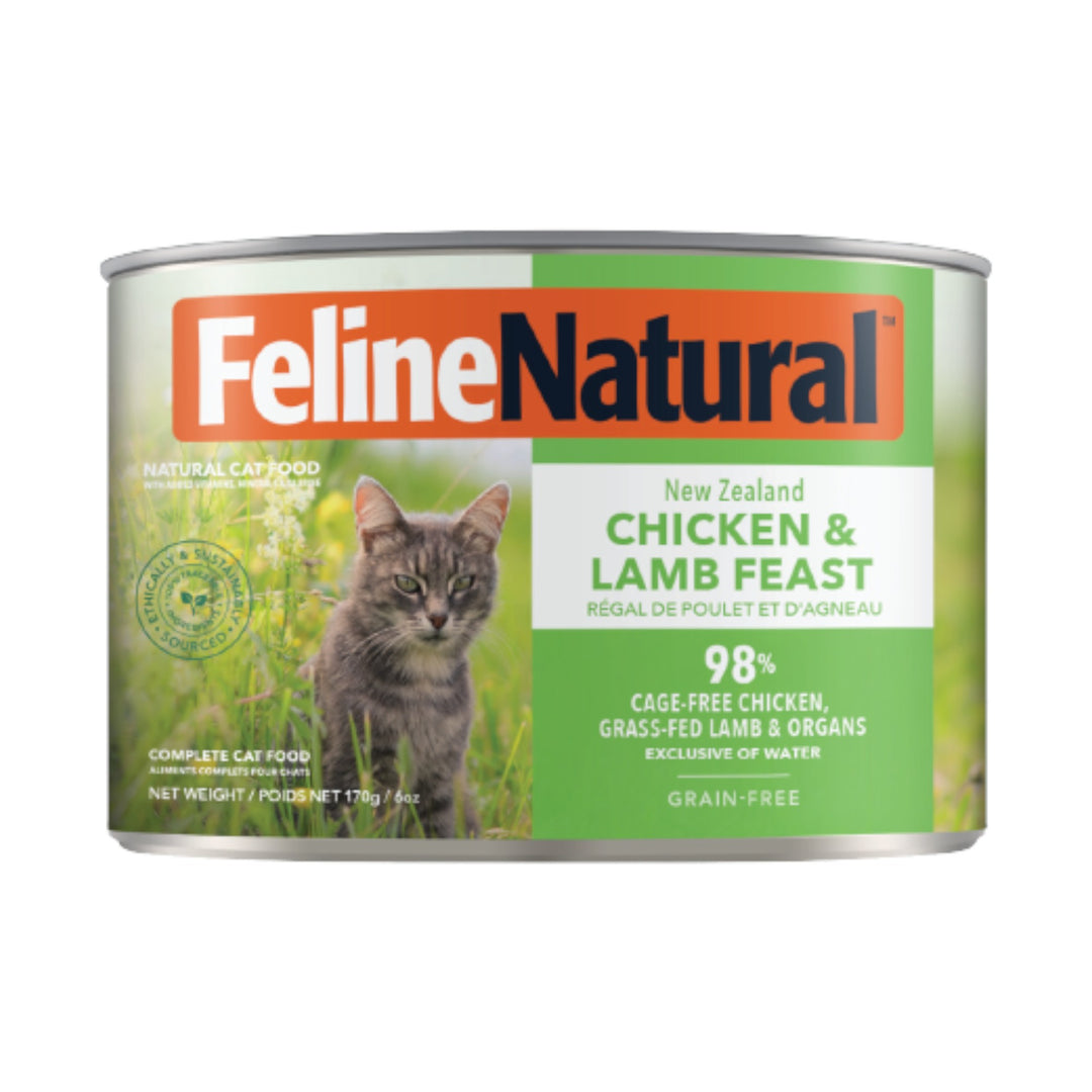 Feline Natural Chicken &amp; Lamb Feast Cat Can (6oz)