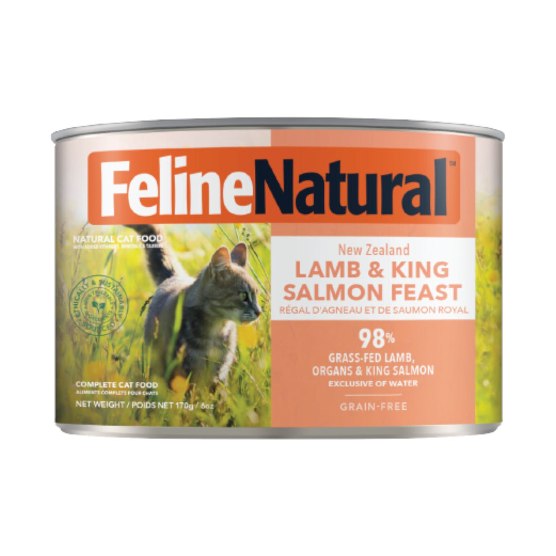 Feline Natural Lamb &amp; Salmon Feast Cat Can (6oz)