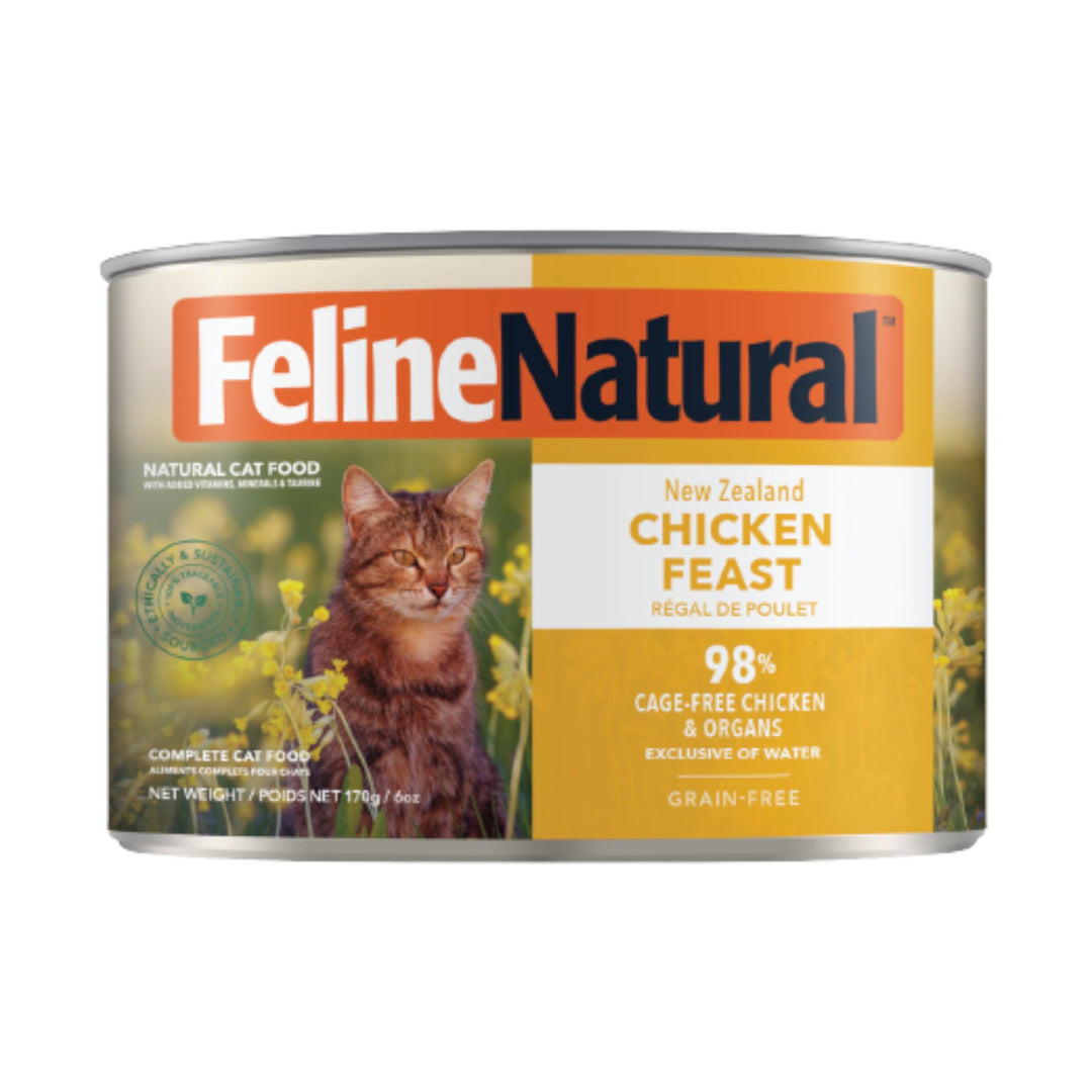 Feline Natural Chicken Feast Canned Cat Food (6oz)