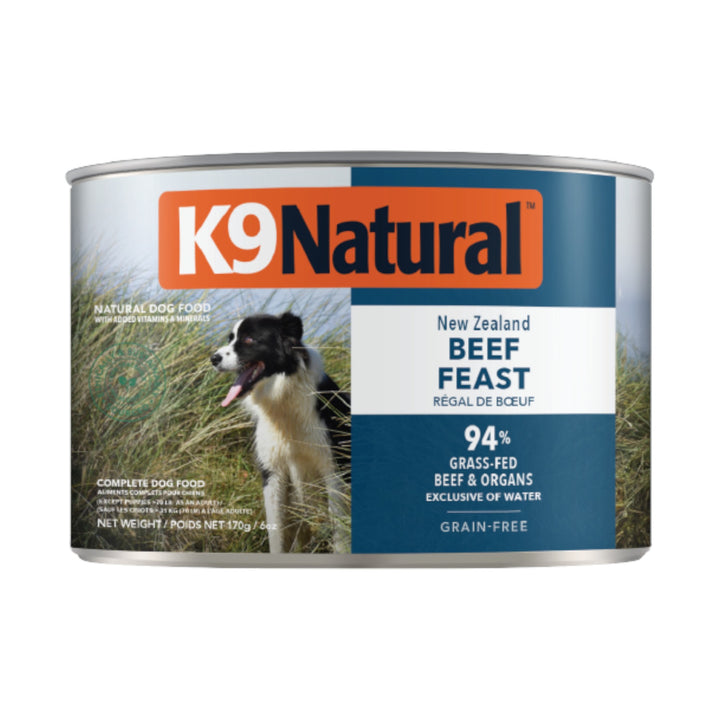 K9 Natural Beef Dog Can (6oz)