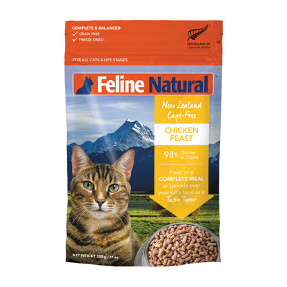 Feline Natural Freeze-Dried Chicken Feast (320g)