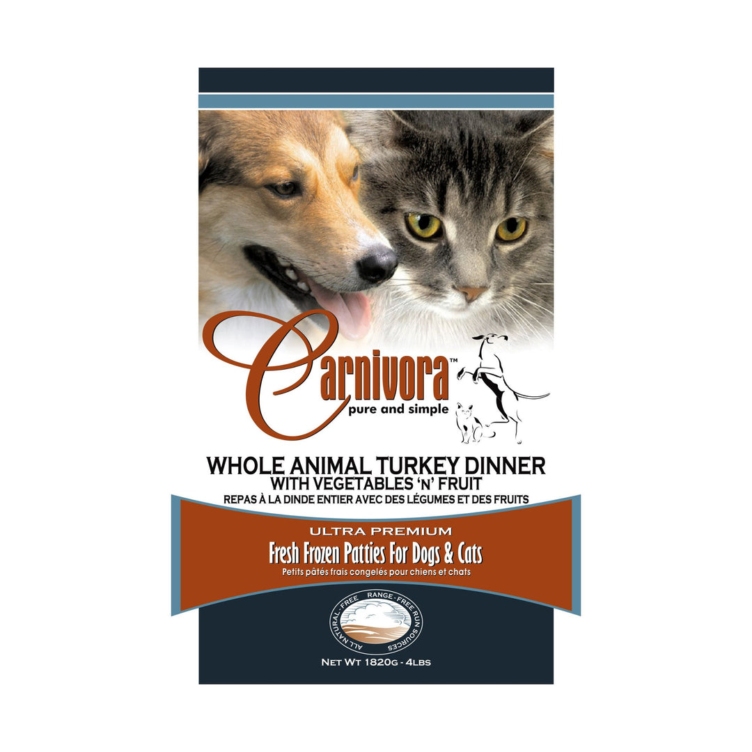 Carnivora Turkey Dinner Patties (4lb)