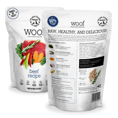 New Zealand Woof Freeze Dried Beef (1kg)