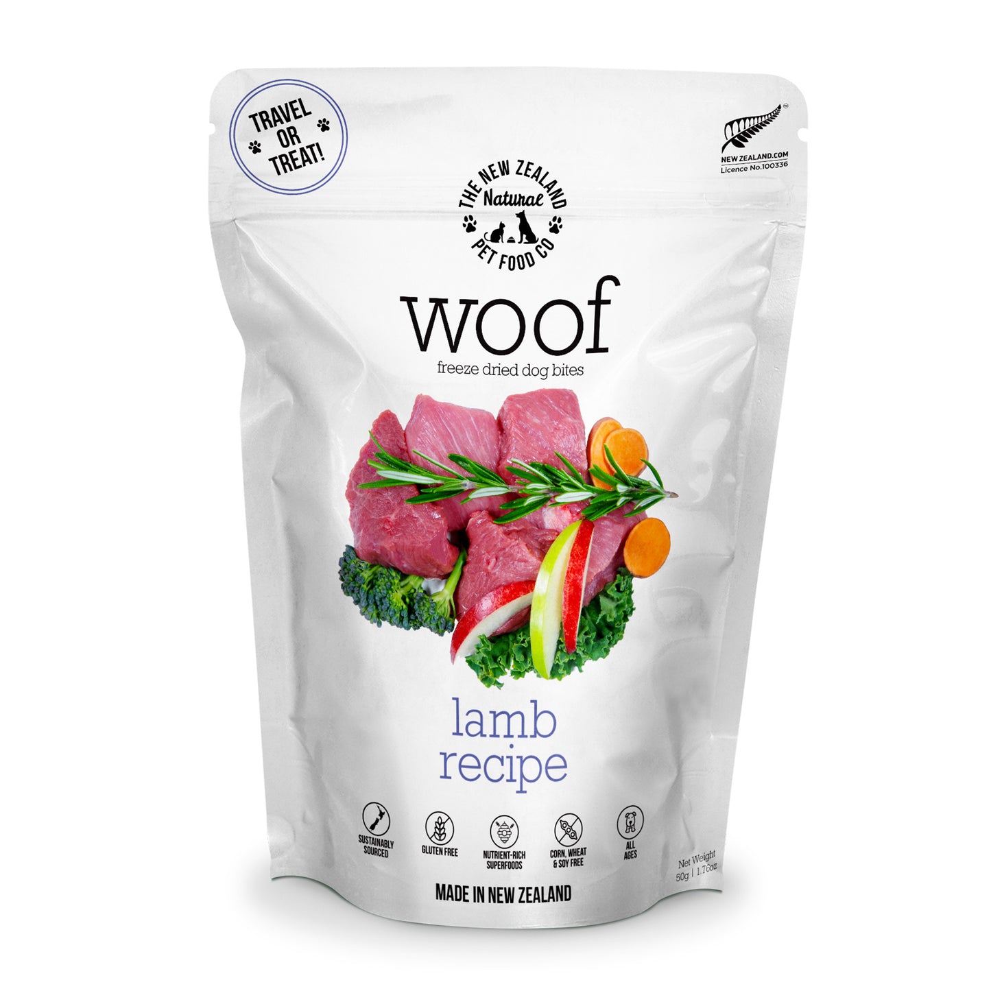 New Zealand Woof Freeze Dried Lamb (280g)