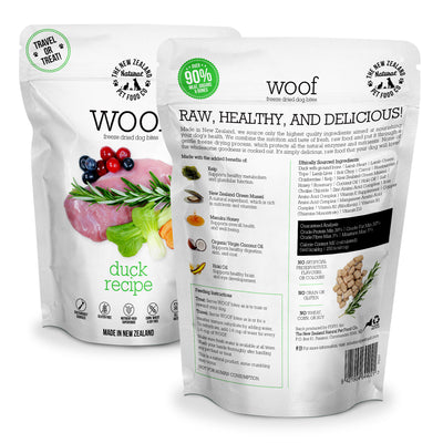 New Zealand Woof Freeze Dried Duck (1kg)