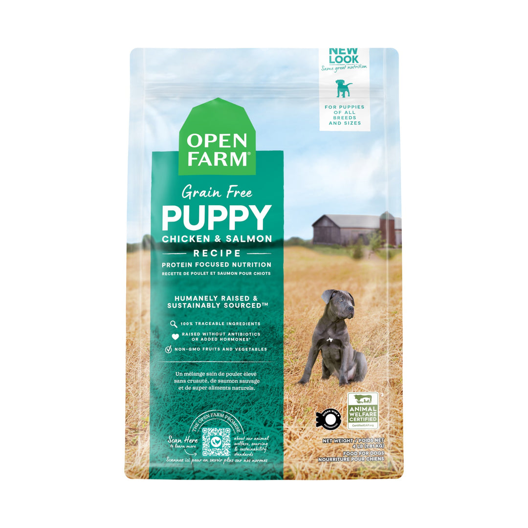 Open Farm Chicken &amp; Salmon Grain-Free Puppy Food (22lb)