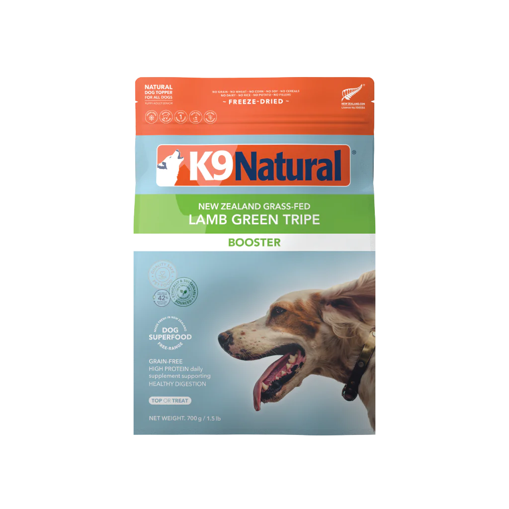 K9 Natural Freeze-Dried Lamb Green Tripe (700g)