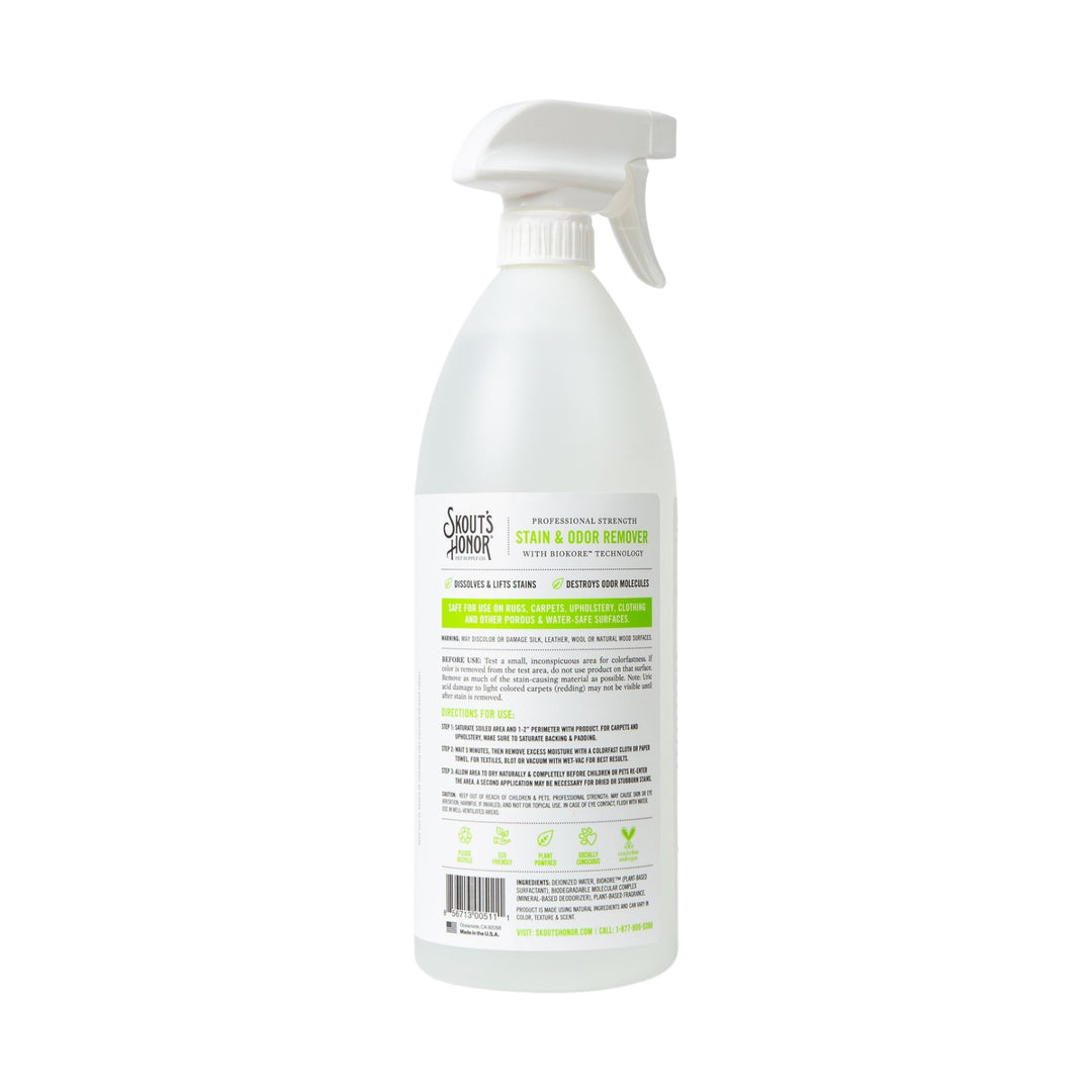 Skouts Honor Dog Stain and Odor Remover (35oz)