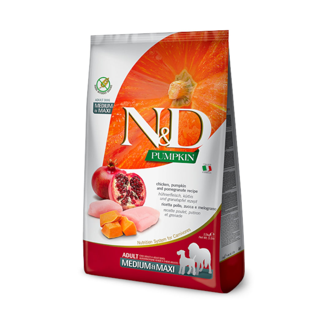 Farmina Pumpkin Chicken/Pomegranate Dog Med/Max (2.5kg)