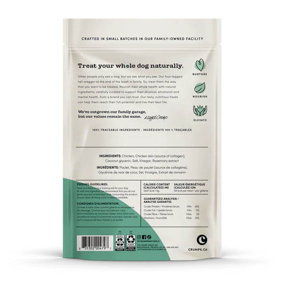 Crumps Collagen Chicken Jerky (153g)