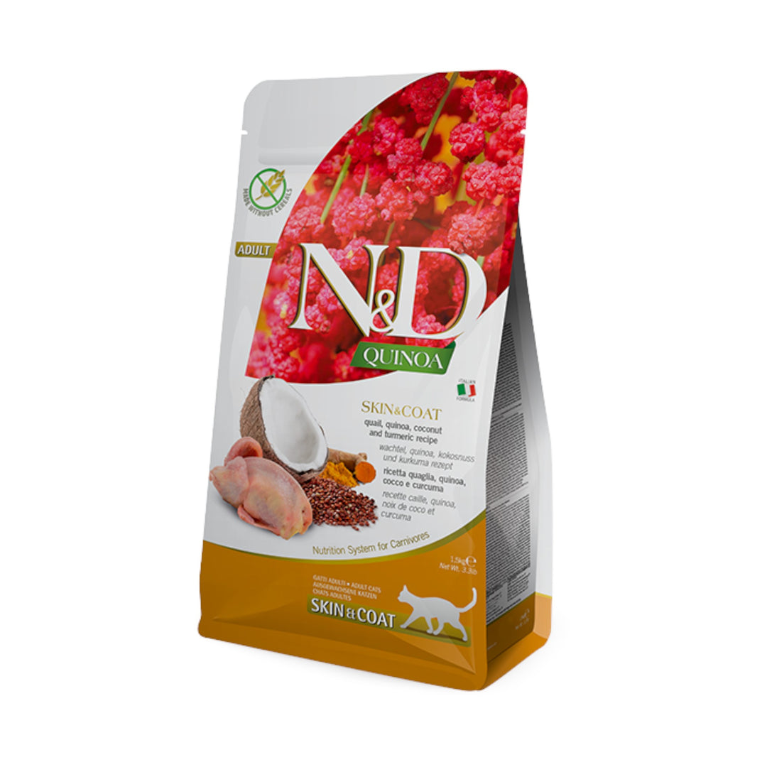 Farmina Quinoa Skin &amp; Coat Quail Cat (5kg)