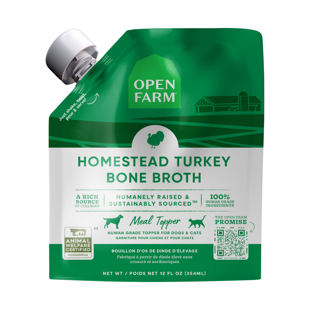 Open Farm Turkey Bone Broth (12oz)