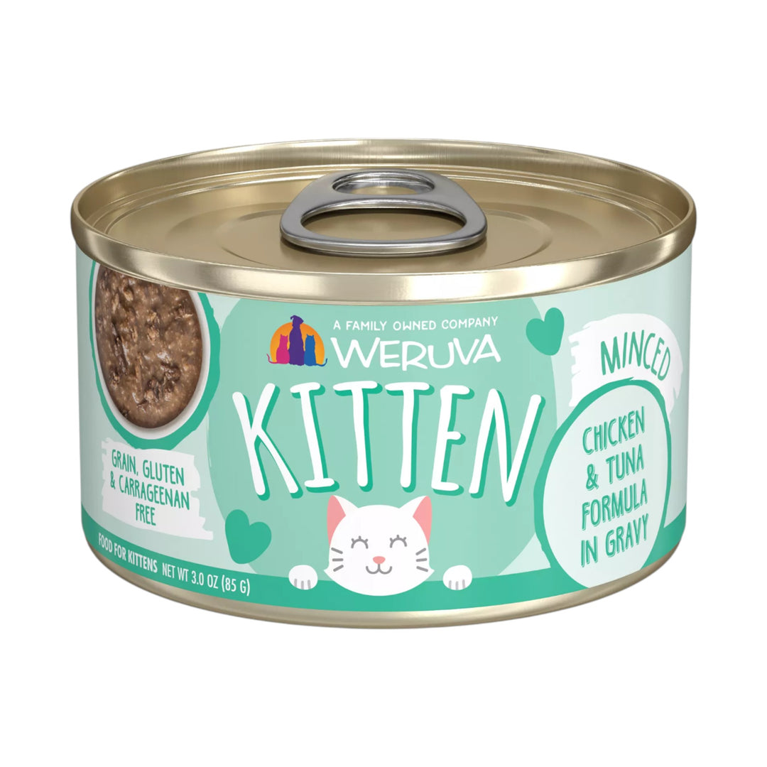 WERUVA KITTEN CHICK/TUNA CAN 3OZ