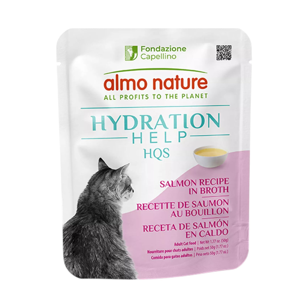 ALMO CAT HYDRATION SALM IN BROTH 50G