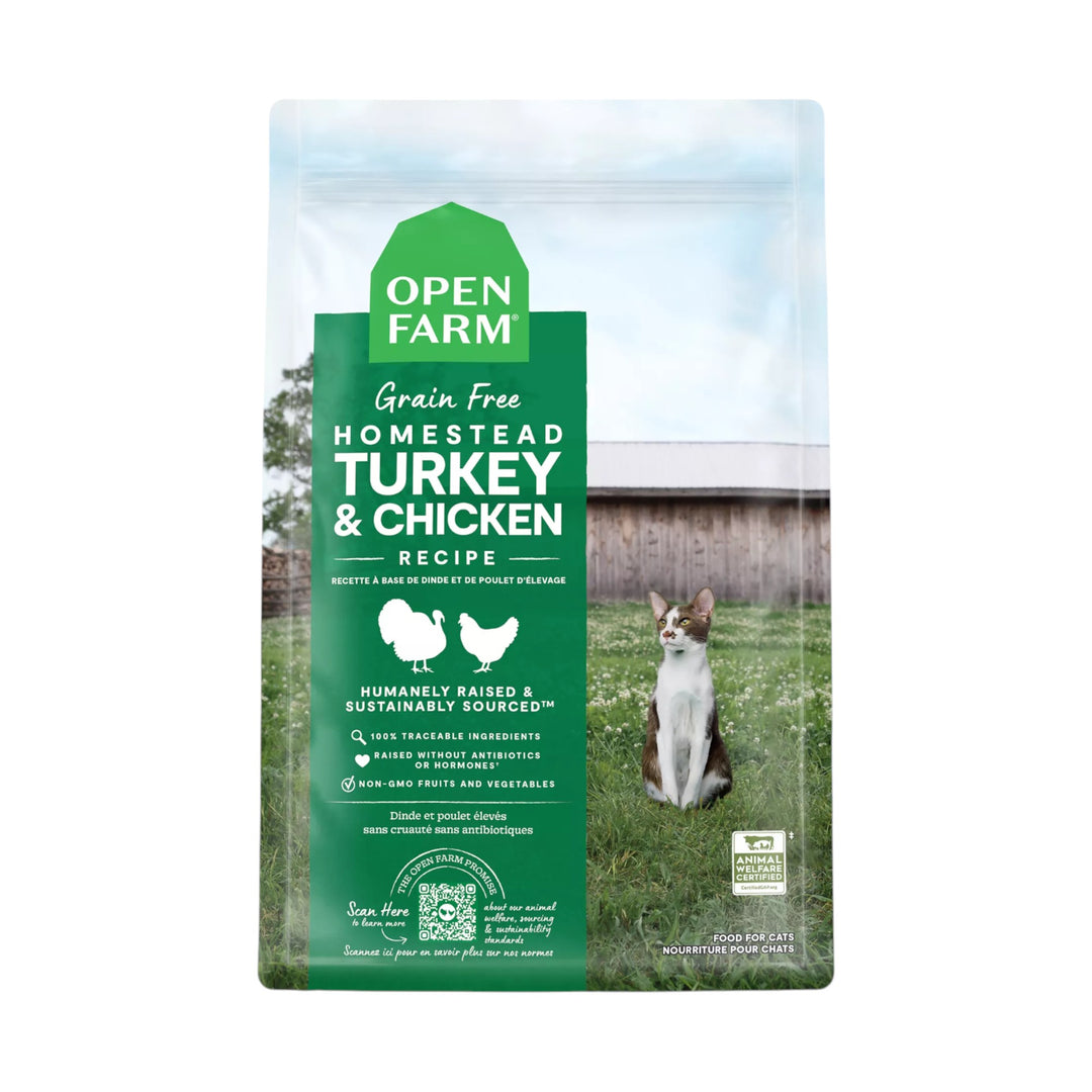OPEN FARM CHIC/TURK CAT DRY 4LB