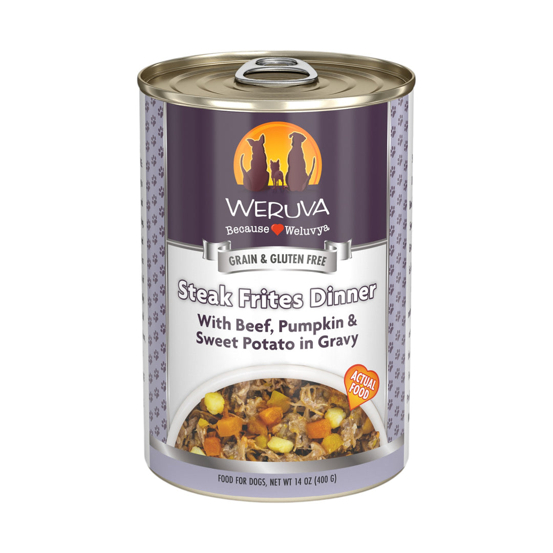 Weruva Steak Frites Canned Dog Food (14oz)