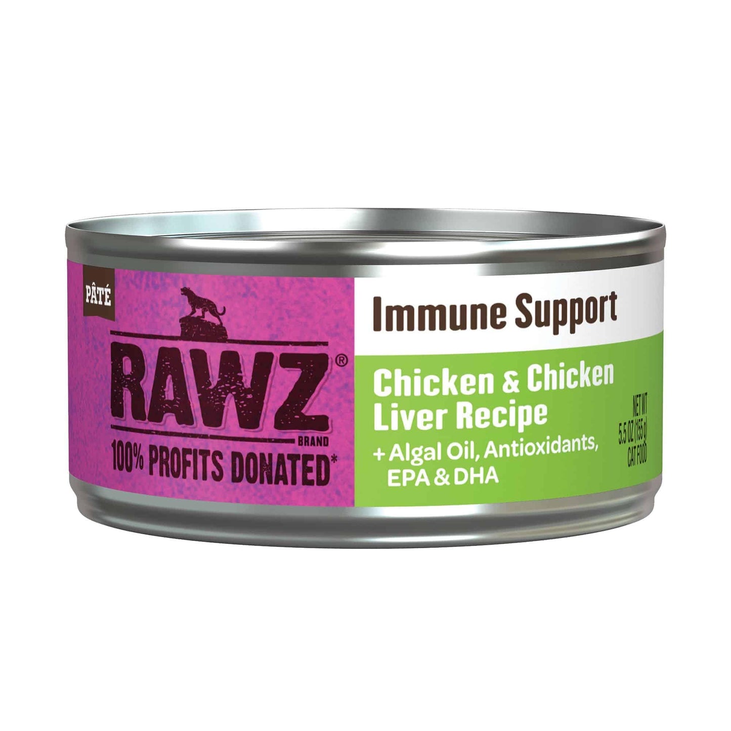 Rawz Immune Support Chicken & Chicken Liver Cat Can 5.5oz