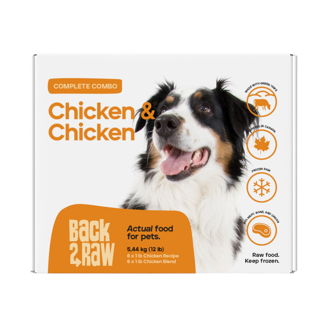 Back2Raw Dog Complete Chicken &amp; Chicken Blend (12lb)