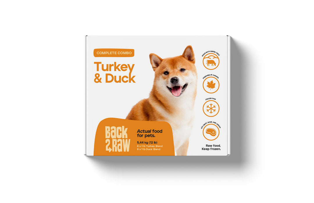 Back2Raw Dog Complete Turkey &amp; Duck Blend (12lb)