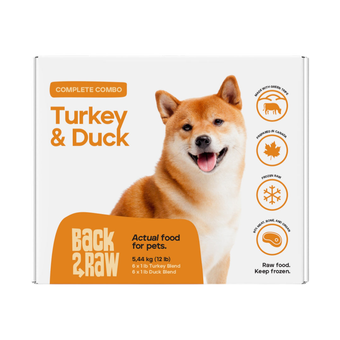 Back2Raw Dog Complete Turkey &amp; Duck Blend (12lb)