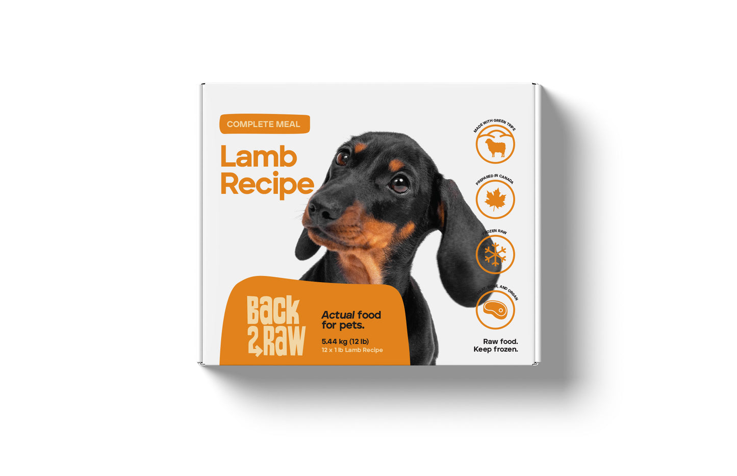 Back2Raw Dog Complete Lamb Recipe (12lb)